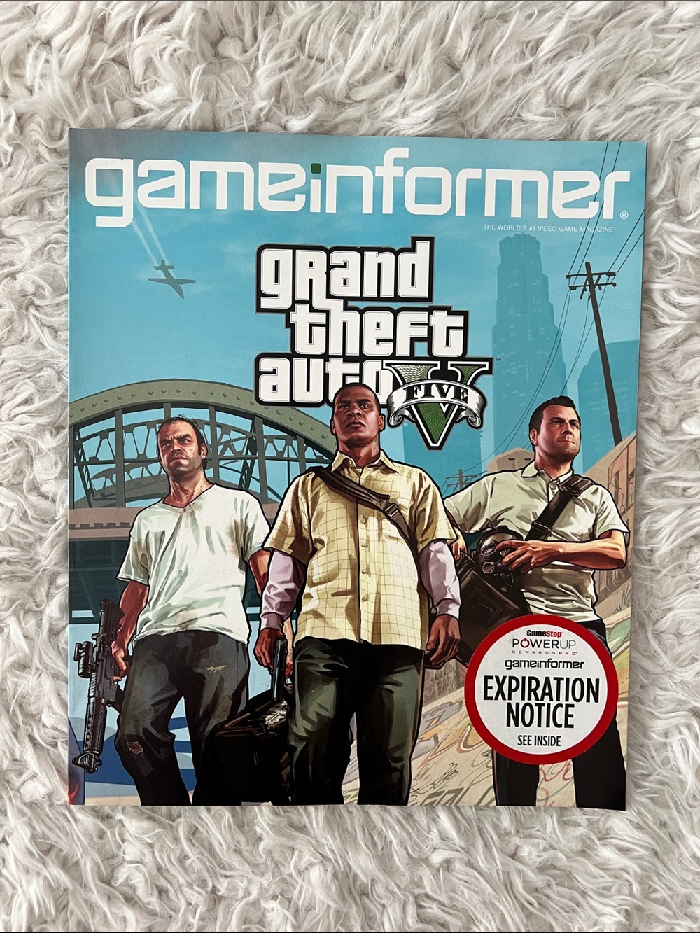 Grand Theft Auto V Game Informer Magazine 2012